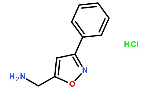 (3-苯基異噁唑-5-基)甲胺鹽酸鹽