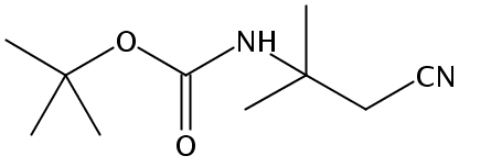 tert-Butyl (1-cyano-2-methylpropan-2-yl)carbamate