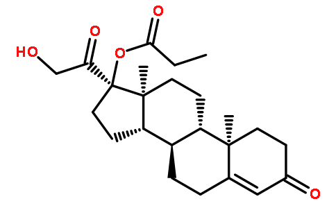 21-羟基-17-(1-氧代丙氧基)孕甾-4-烯-3,20-二酮