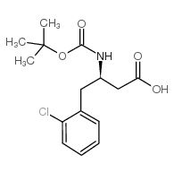 (R)-N-叔丁氧羰基-3-氨基-4-(2-氯苯基)丁酸