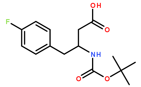 (S)-N-叔丁氧羰基-3-氨基-4-(4-氟苯基)丁酸
