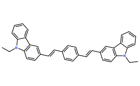 3,3’-(1,4-苯基二-2,1-乙烯基)二(9-乙基-9H-咔唑)