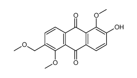 2-羟基-1,5-二甲氧基-6-(甲氧基甲基)-9,10-蒽二酮