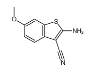 2-氨基-6-甲氧基苯并[b]噻吩-3-甲腈