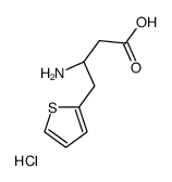 (3R)-3-amino-4-thiophen-2-ylbutanoic acid,hydrochloride