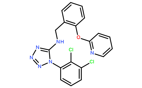 1-(2,3-Dichlorophenyl)-N-[2-(2-pyridinyloxy)benzyl]-1H-tetrazol-5 -amine