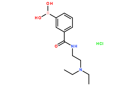 3-[2-(二乙基氨基)乙基氨甲酰基]苯硼酸盐酸盐