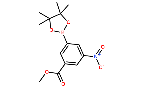 3-甲氧基羰基-5-硝基苯硼酸频那醇酯