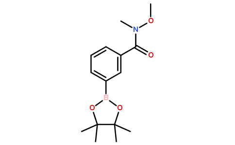 3-(N,O-二甲基羟基l氨基羰基)苯硼酸频那醇酯