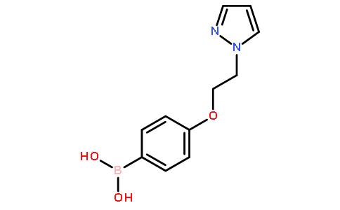 4-(2-(1H-吡唑-1-基)乙氧基)苯硼酸