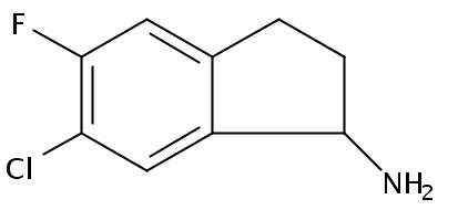 6-氯-5-氟-2,3-二氢-1H-茚-1-胺