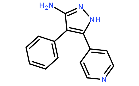 4-苯基-5-(吡啶-4-基)-1H-吡唑-3-胺