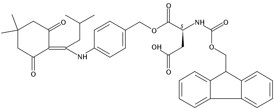 N-芴甲氧羰基-L-天冬氨酸-1-[[4-[[1-(4,4-二甲基-2,6-二氧代环己亚基)-3-甲基丁基]氨基]苯基]甲基]酯