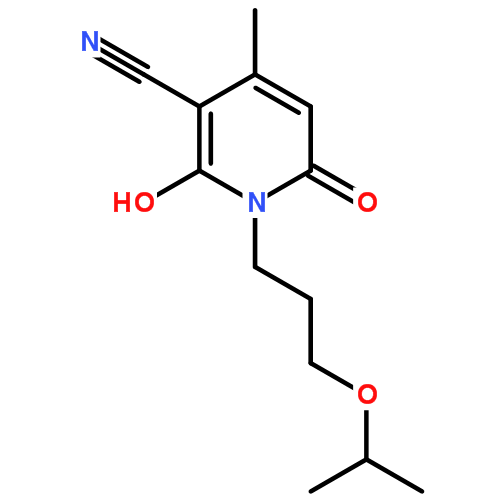 1,2-二氢-6-羟基-4-甲基-1-[3-(1-甲基乙氧基)丙基]-2-氧代-3-吡啶氰