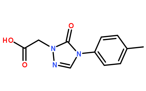 2-(5-氧代-4-(对甲苯)-4,5-二氢-1H-1,2,4-噻唑-1-基)乙酸