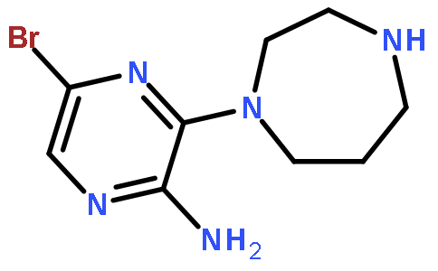 5-溴-3-[1,4]二氮雜庚烷-1-吡嗪基-2-胺