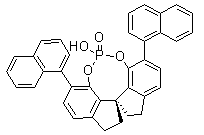 (11aR)-10,11,12,13-四氢-5-羟基-3,7-二-1-萘基-二茚并[7,1-de:1',7'-fg][1,3,2]二氧磷杂八环-5-氧化物