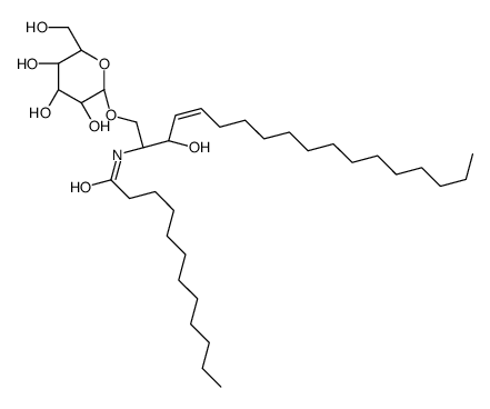N-[(E,2S,3R)-3-hydroxy-1-[(2R,5R)-3,4,5-trihydroxy-6-(hydroxymethyl)oxan-2-yl]oxyoctadec-4-en-2-yl]dodecanamide
