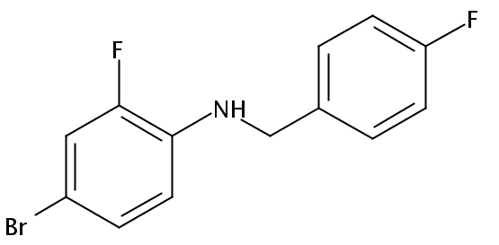 4-溴-2-氟-N-(4-氟苄基)苯胺