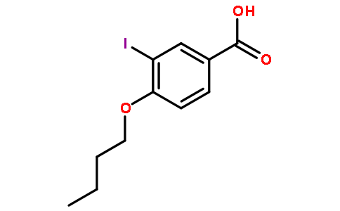4-丁氧基-3-碘苯甲酸