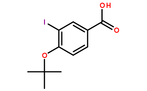4-叔丁氧基-3-碘苯甲酸
