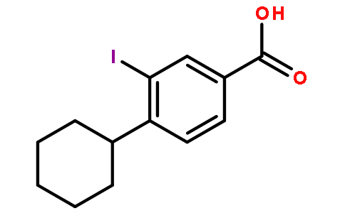 4-环己基-3-碘苯甲酸