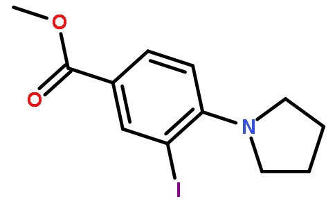 3-碘-4-(吡咯烷-1-基)苯甲酸甲酯