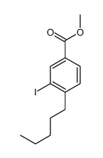 3-碘-4-戊基苯甲酸甲酯