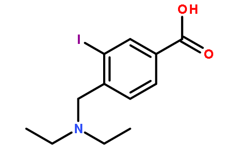 4-((二乙基氨基)甲基)-3-碘苯甲酸