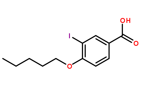 3-碘-4-(戊基氧基)苯甲酸