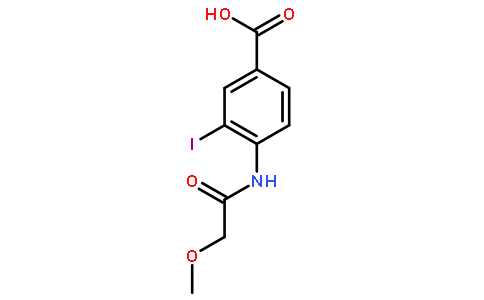 3-碘-4-(2-甲氧基乙酰氨基)苯甲酸