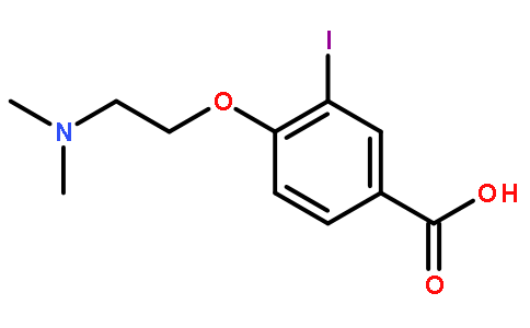 4-(2-(二甲基氨基)乙氧基)-3-碘苯甲酸