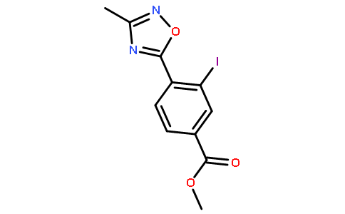 3-碘-4-(3-甲基-1,2,4-噁二唑-5-基)苯甲酸甲酯