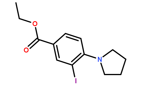 3-碘-4-(吡咯烷-1-基)苯甲酸乙酯