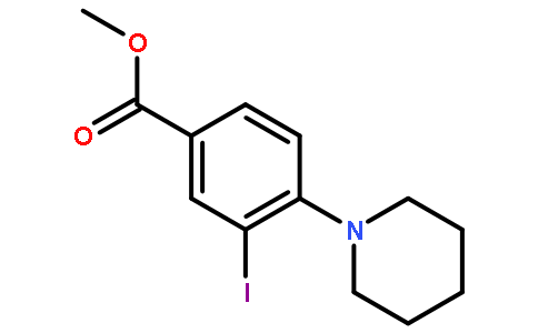 3-碘-4-(哌啶-1-基)苯甲酸甲酯