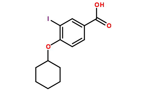 4-(环己氧基)-3-碘苯甲酸