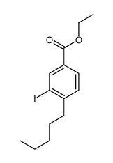 3-碘-4-戊基苯甲酸乙酯