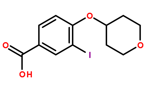 3-碘-4-(四氢-2H-吡喃-4-氧基)苯甲酸