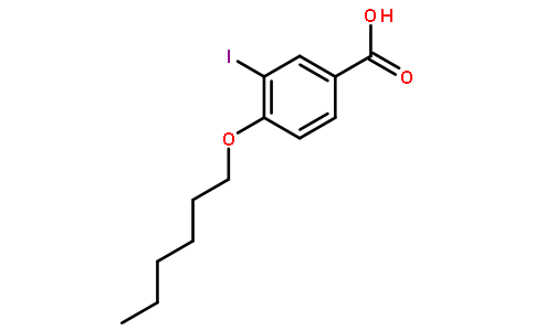 4-(己氧基)-3-碘苯甲酸