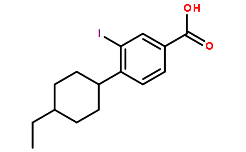 4-(4-乙基环己基)-3-碘苯甲酸