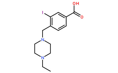 4-((4-乙基哌嗪-1-基)甲基)-3-碘苯甲酸