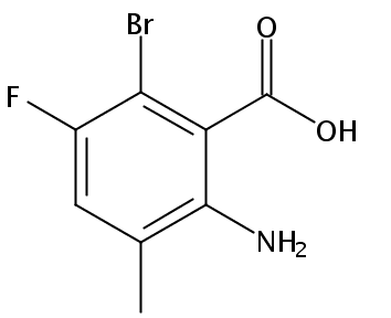 2-氨基-6-溴-5-氟-3-甲基苯甲酸