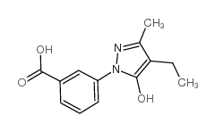 3-(4-ethyl-5-methyl-3-oxo-1H-pyrazol-2-yl)benzoic acid