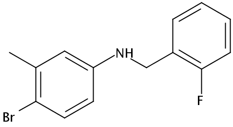 4-溴-N-(2-氟苄基)-3-甲基苯胺