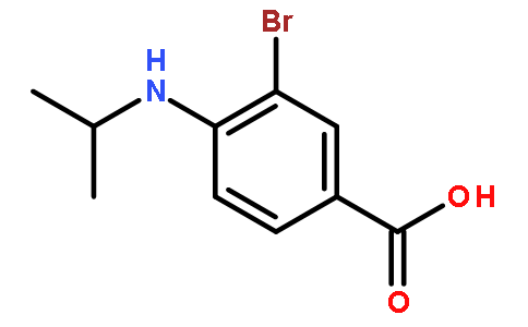 3-溴-4-(异丙基氨基)苯甲酸
