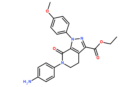 6-(4-氨基苯基)-1-(4-甲氧基苯基)-7-氧代-4,5,6,7-四氢-1H-吡唑并[3,4-c]吡啶-3-羧酸乙酯