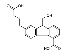 7-(3-carboxypropyl)-9-(hydroxymethyl)-9H-fluorene-4-carboxylic acid