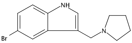 5-溴-3-(1-吡咯烷甲基)-1H-吲哚