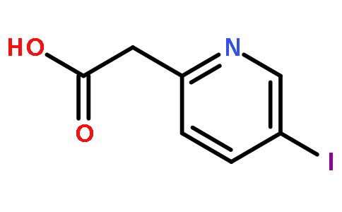 2-(5-iodopyridin-2-yl)acetic acid