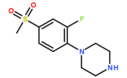 1-[2-氟-4-(甲基磺酰基)苯基]哌嗪
